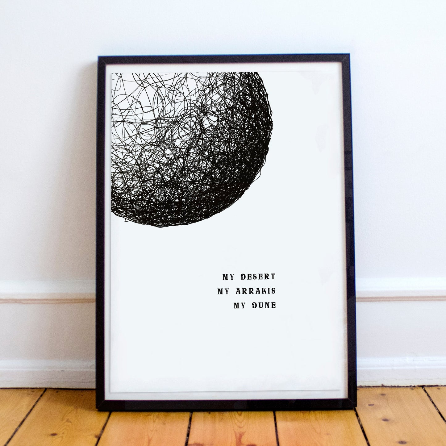 My Desert My Arrakis My Dune - Minimalist Dune Poster