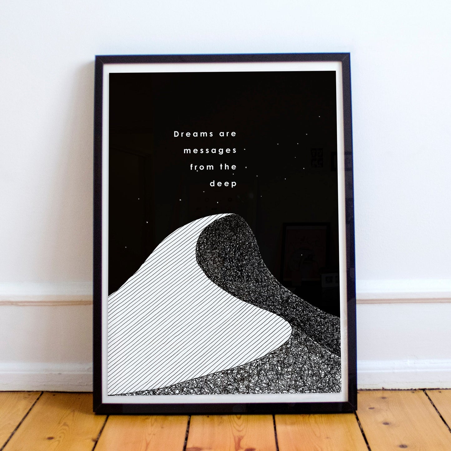 Dune Fanmade Quote Poster - Dreams are messages from the deep.