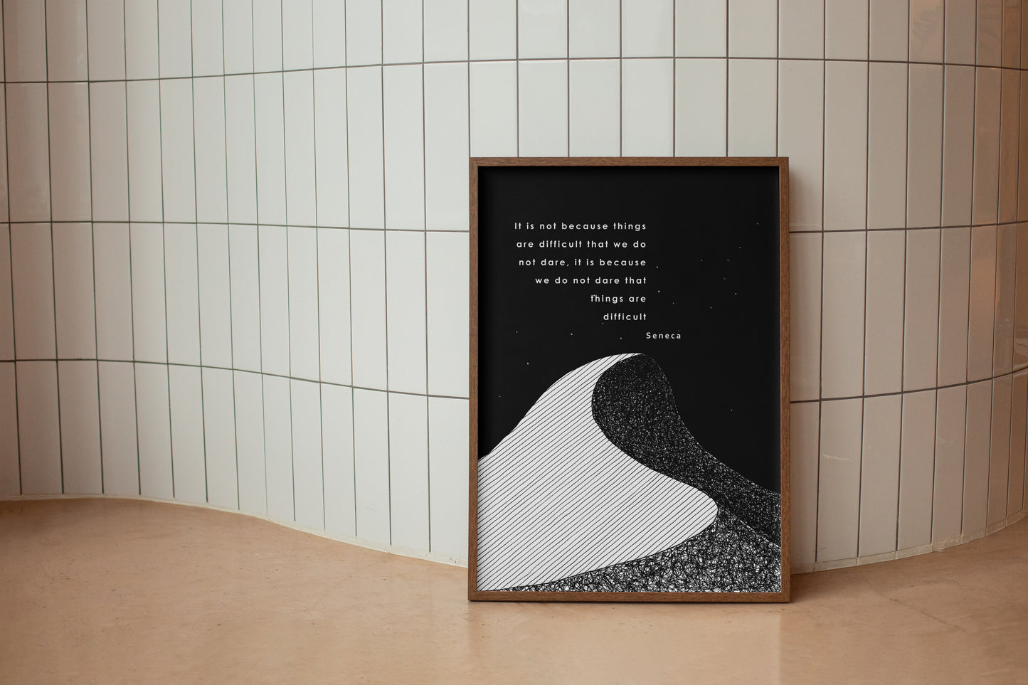 Seneca Quote Poster - Lucius Annaeus Seneca the Younger - Roman Philosopher