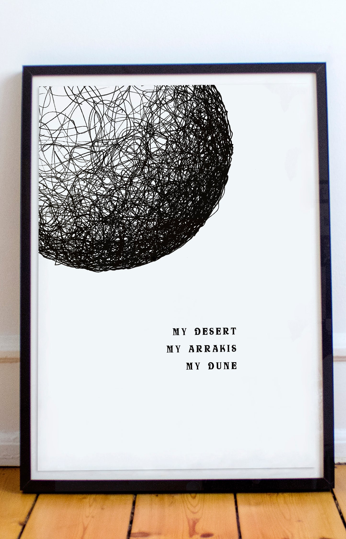 My Desert My Arrakis My Dune - Minimalist Dune Poster