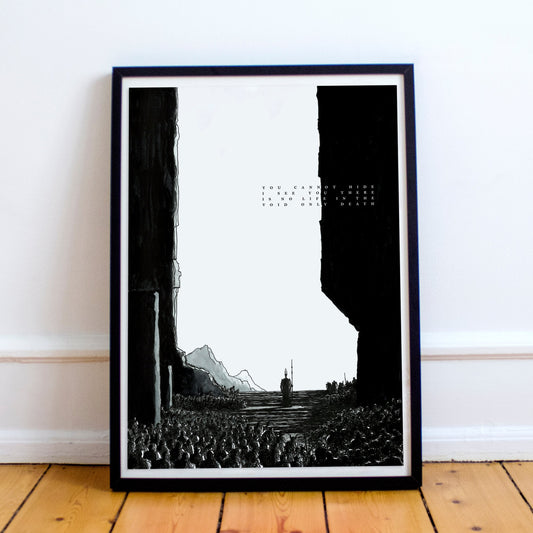 Sauron Quote - I see you - LOTR Poster