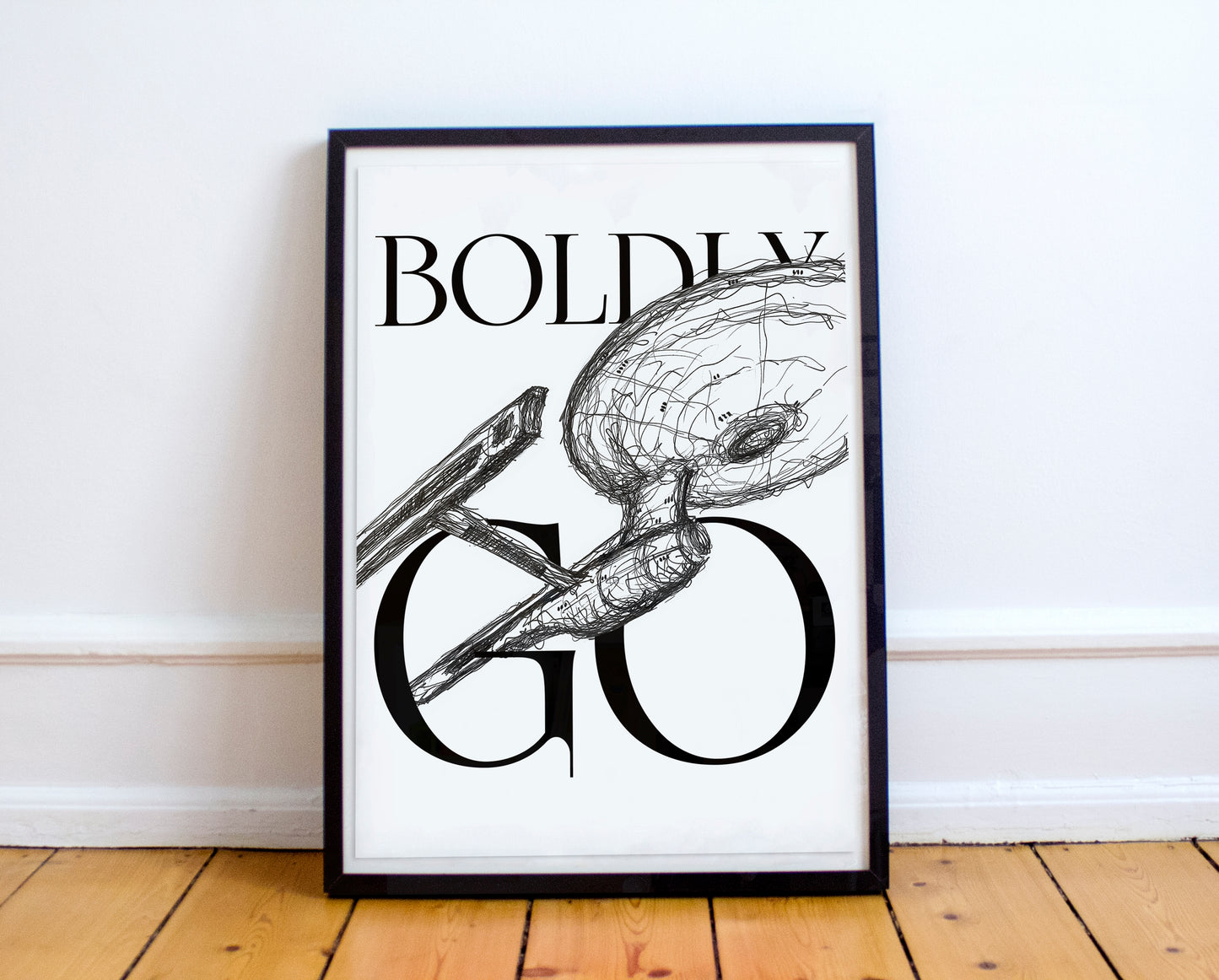 Star Trek Boldly Go Poster - USS Enterprise