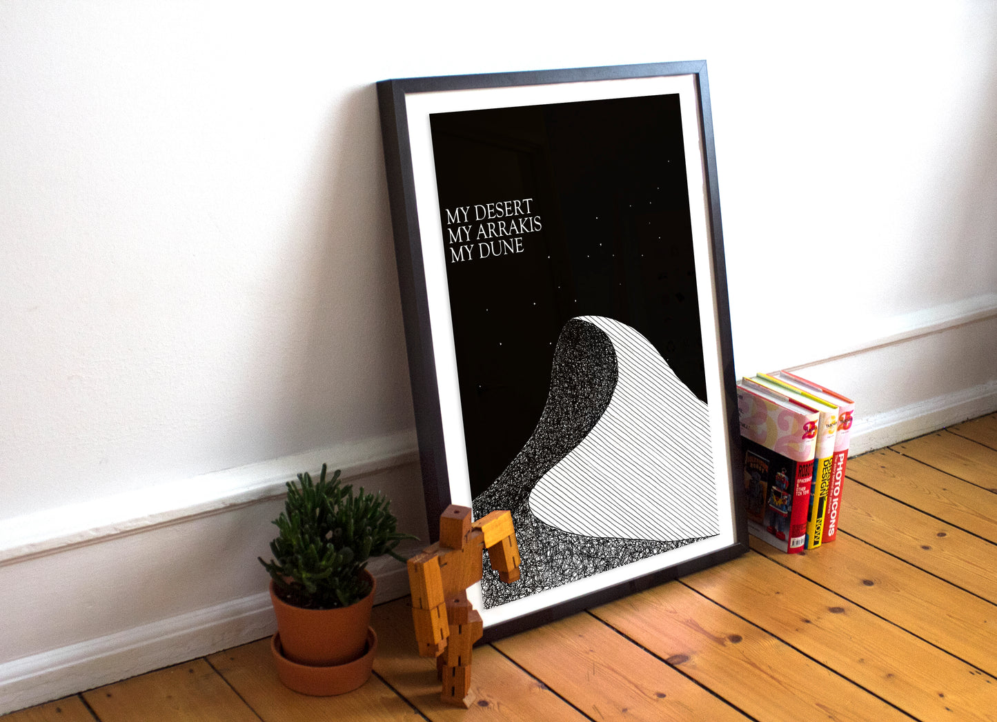 My Desert My Arrakis My Dune - Dune Poster - Frank Herbert Quote Print