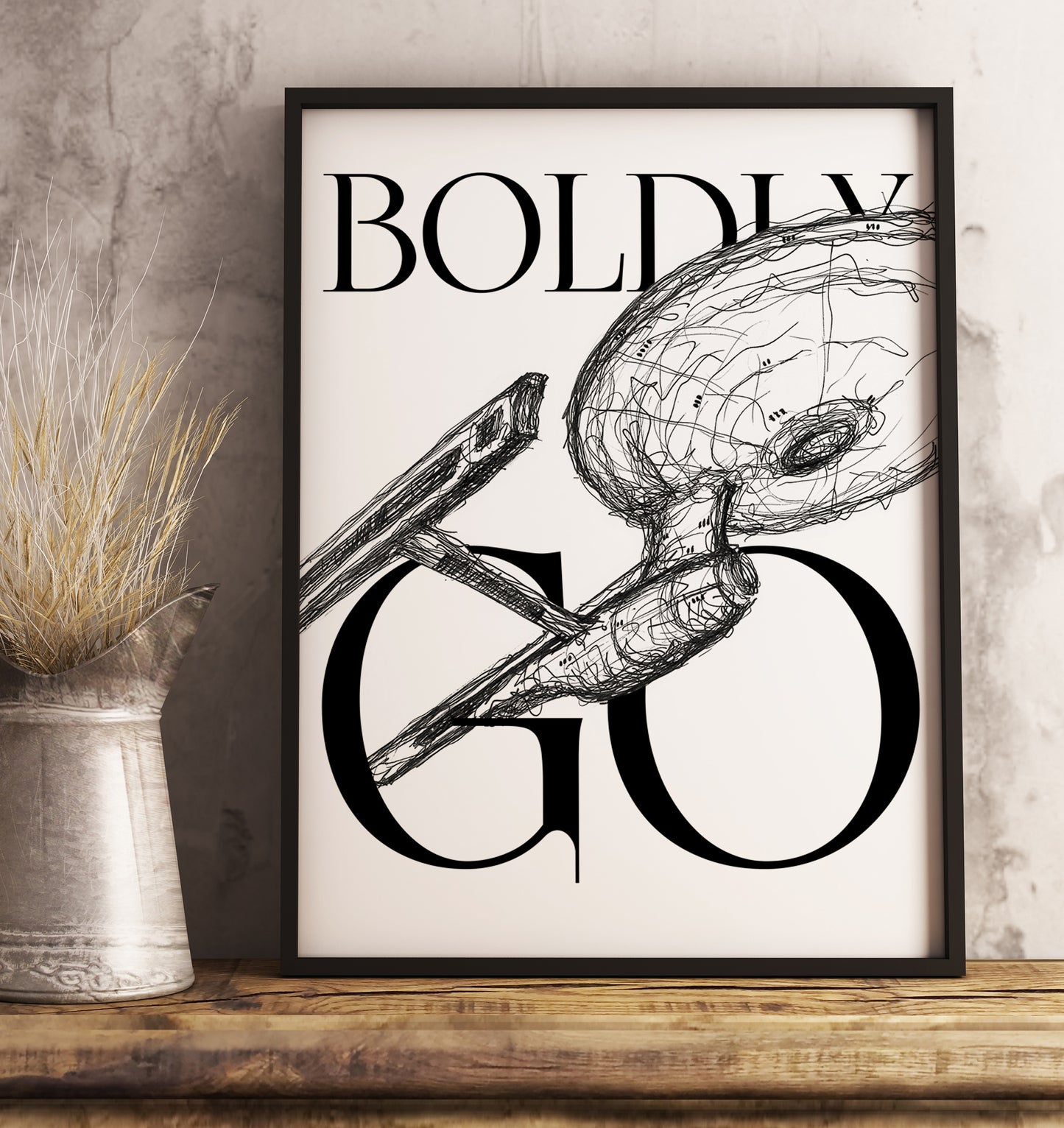 Star Trek Boldly Go Poster - USS Enterprise