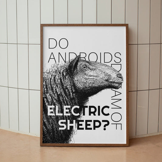 Do Androids Dream of Electric Sheep?, Blade Runner Poster, Philip K. Dick