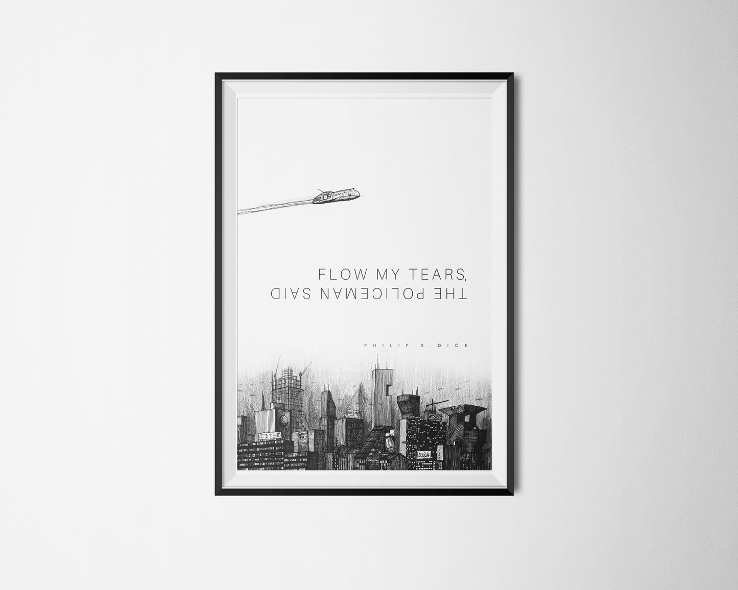 Flow My Tears, The Policeman Said - Poster - Philip K. Dick