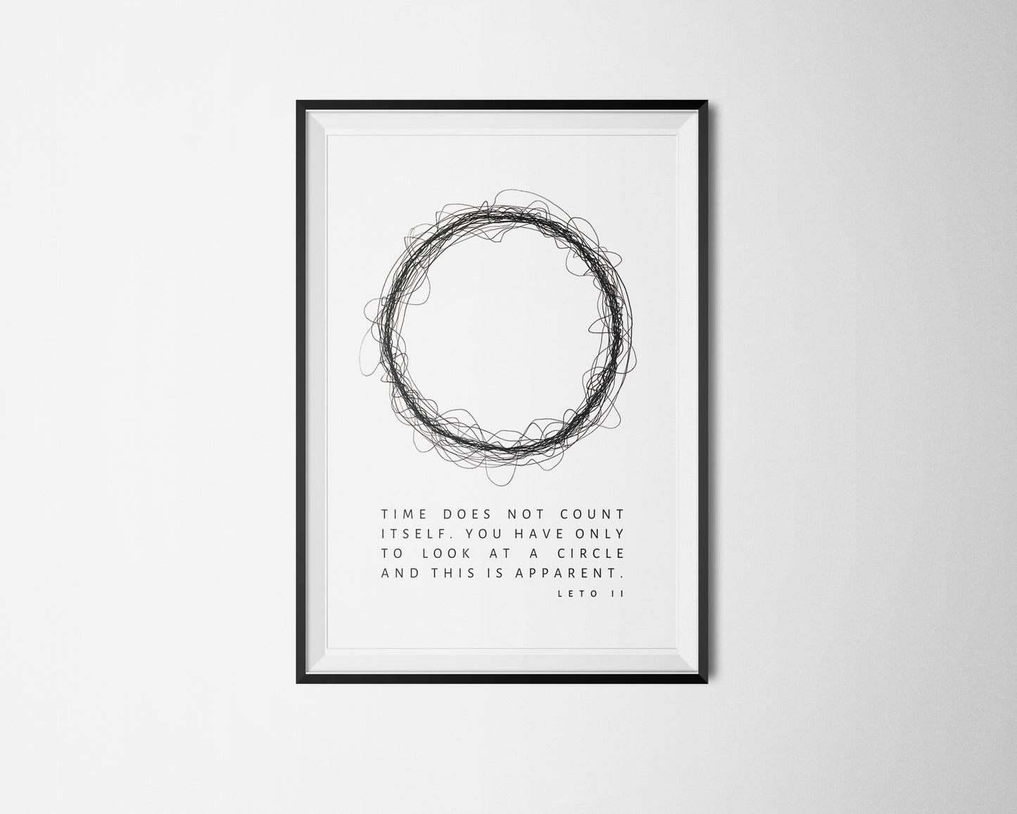 Dune Quote Poster - Leto II Quote - Chapterhouse: Dune