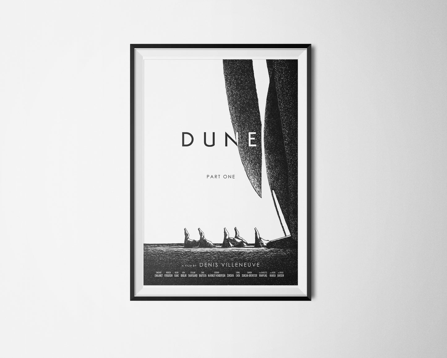 Dune Part One - 2021 Alternative Movie Poster Physical Print