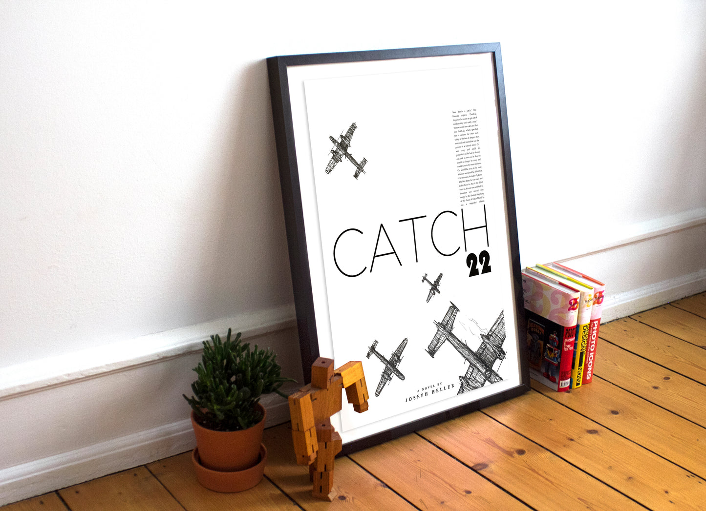 Catch 22 Joseph Heller - Book - Minimalist Movie Poster